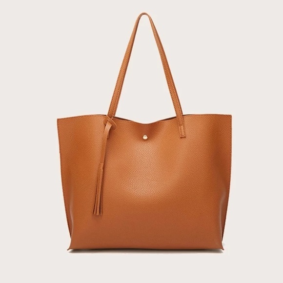 Handbags - Cognac Tote Bag